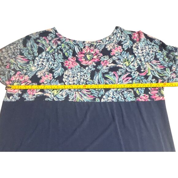 Lilly Pulitzer Finn Top Long Sleeve HighTide Pineapple Paradise Size XXL - Picture 4 of 5